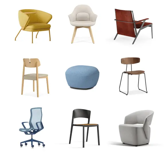 Sillería y mobiliario de oficina